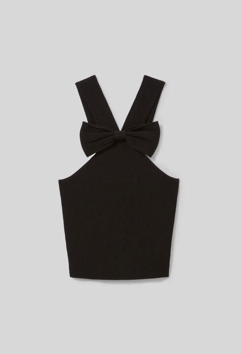 Top fine maille noeud