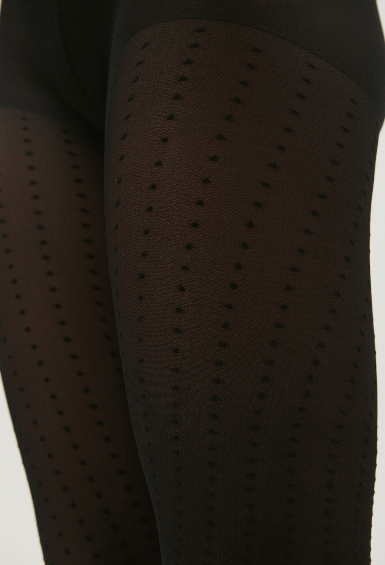 Box of 2 pairs of black tights