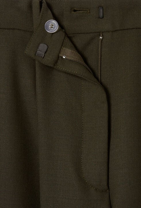 Wide-leg Tailored Trousers