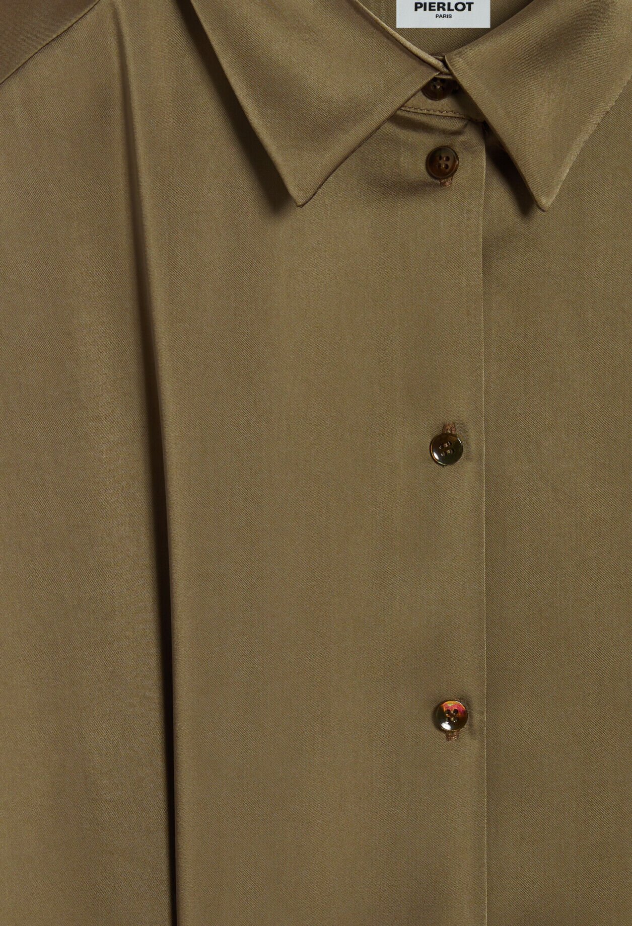 Khaki trouser suit