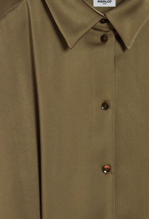 Khaki trouser suit