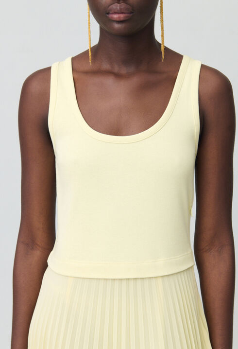 Robe longue trompe l'œil