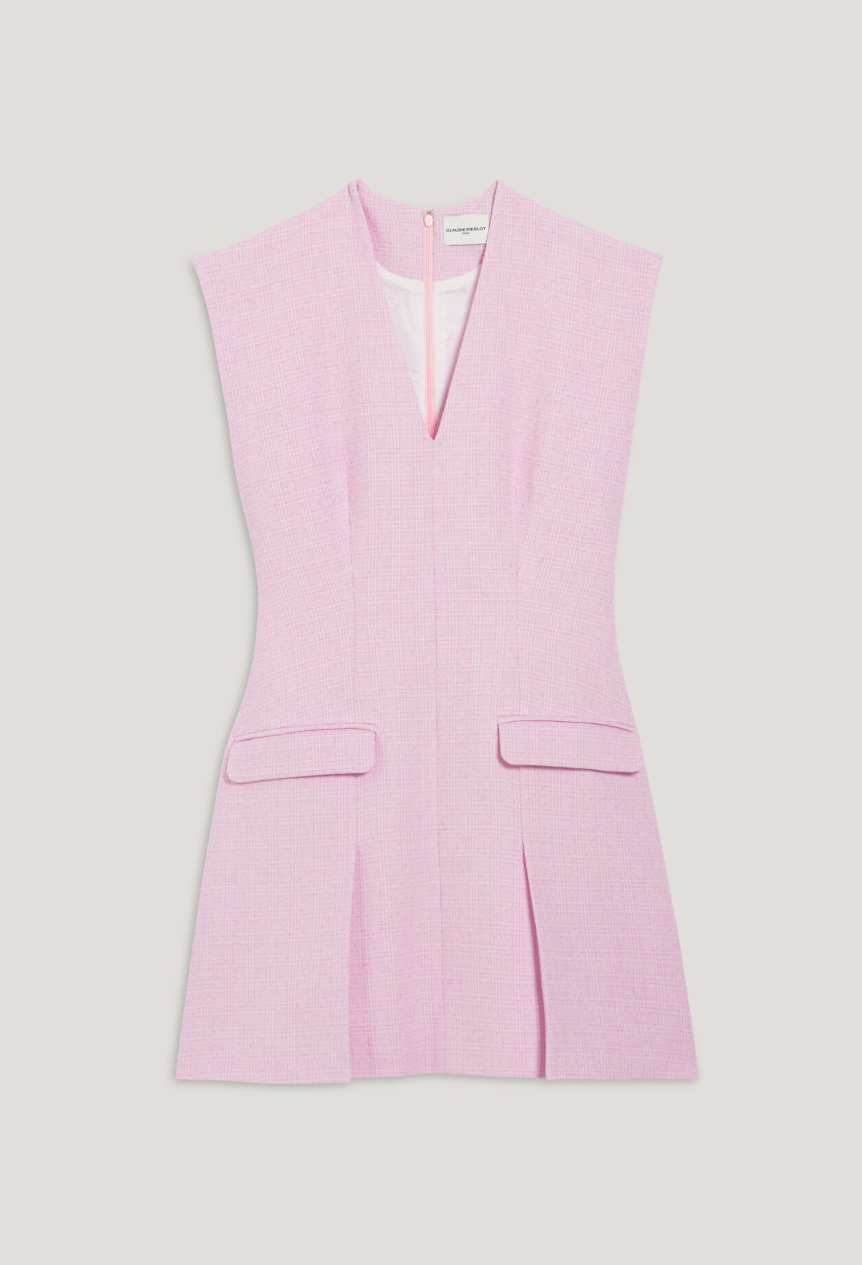 Robe courte tweed
