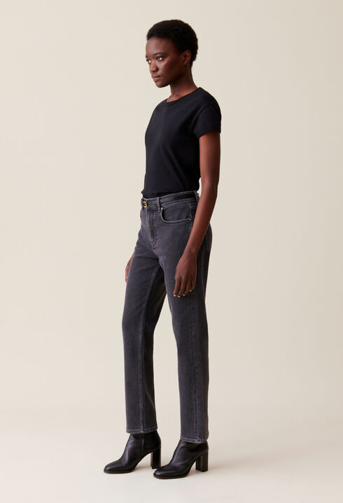 Jean Toto slim gris anthracite