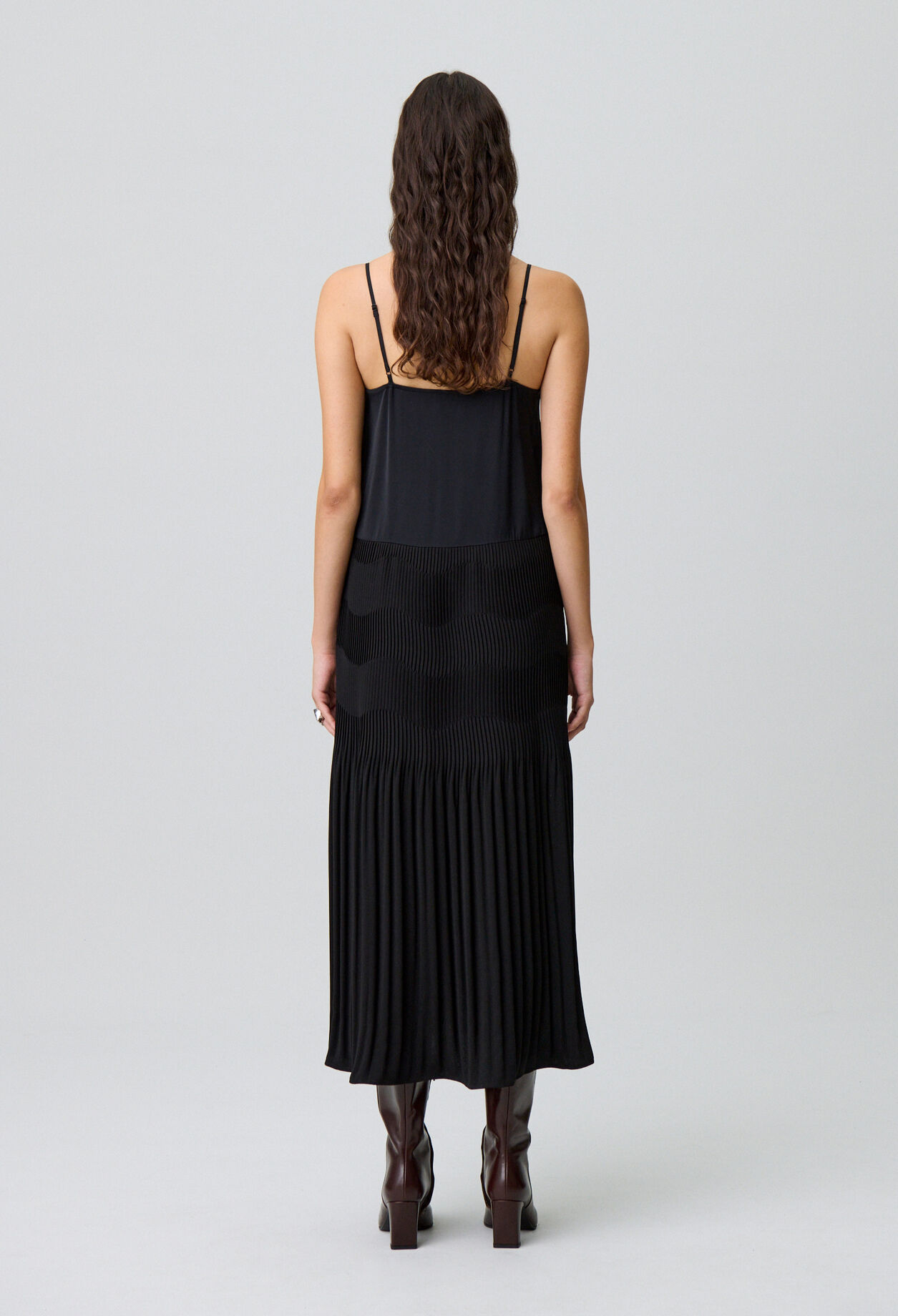 Robe longue bretelles fluide