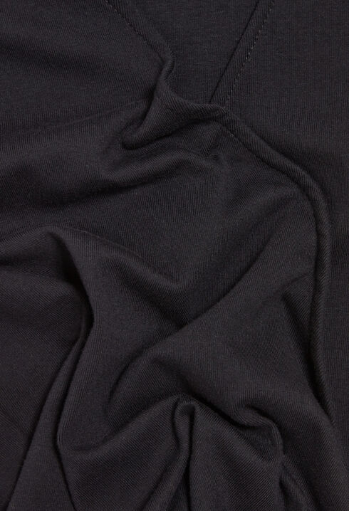 Black wrapover top