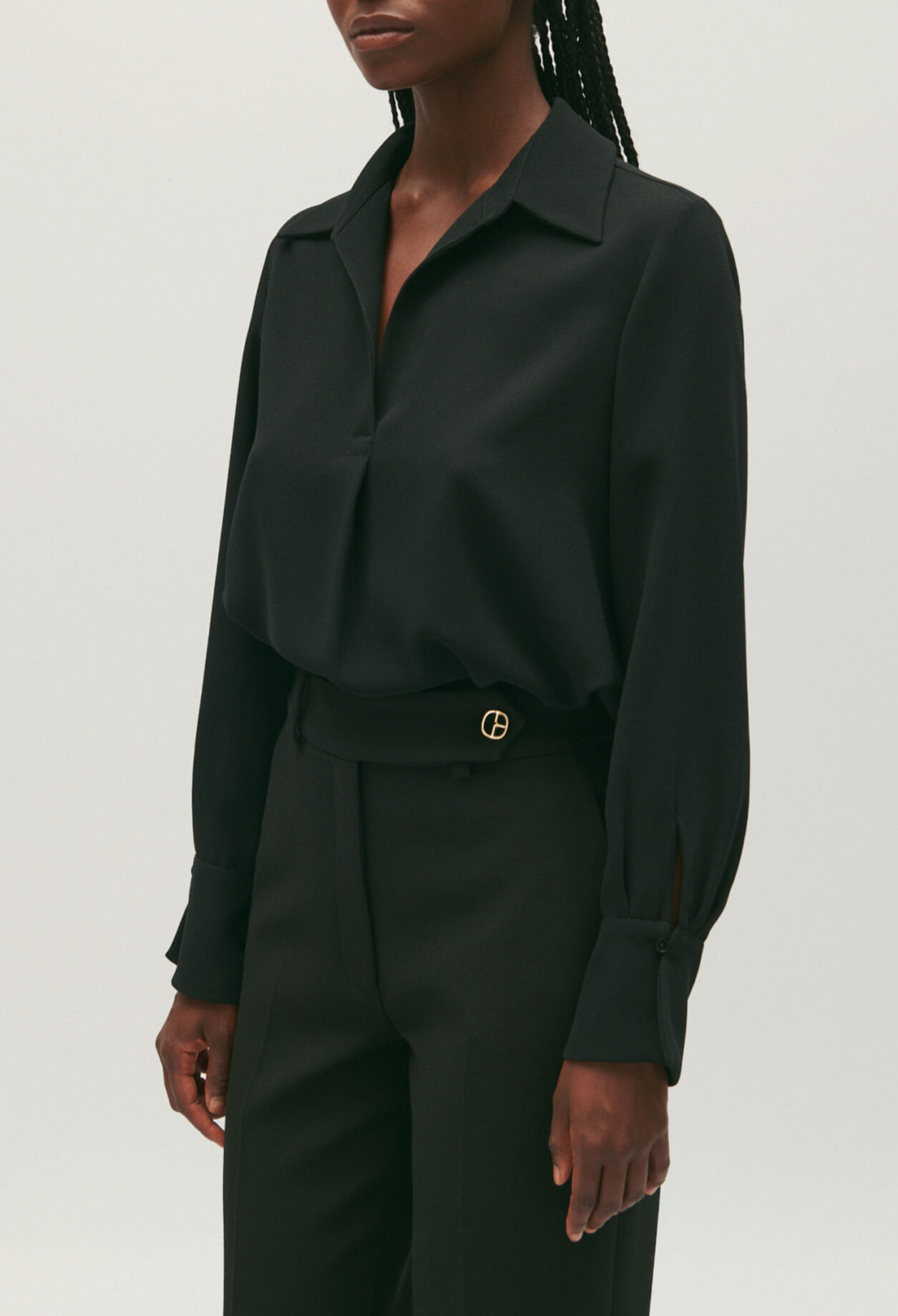 Blouse fluide noire 