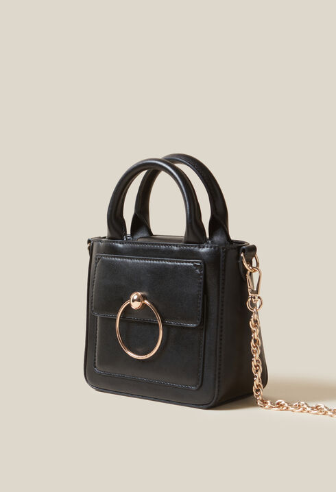 Mini-Tasche Anouck Glattleder Kette