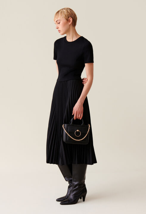 Robe Twist bi-matière