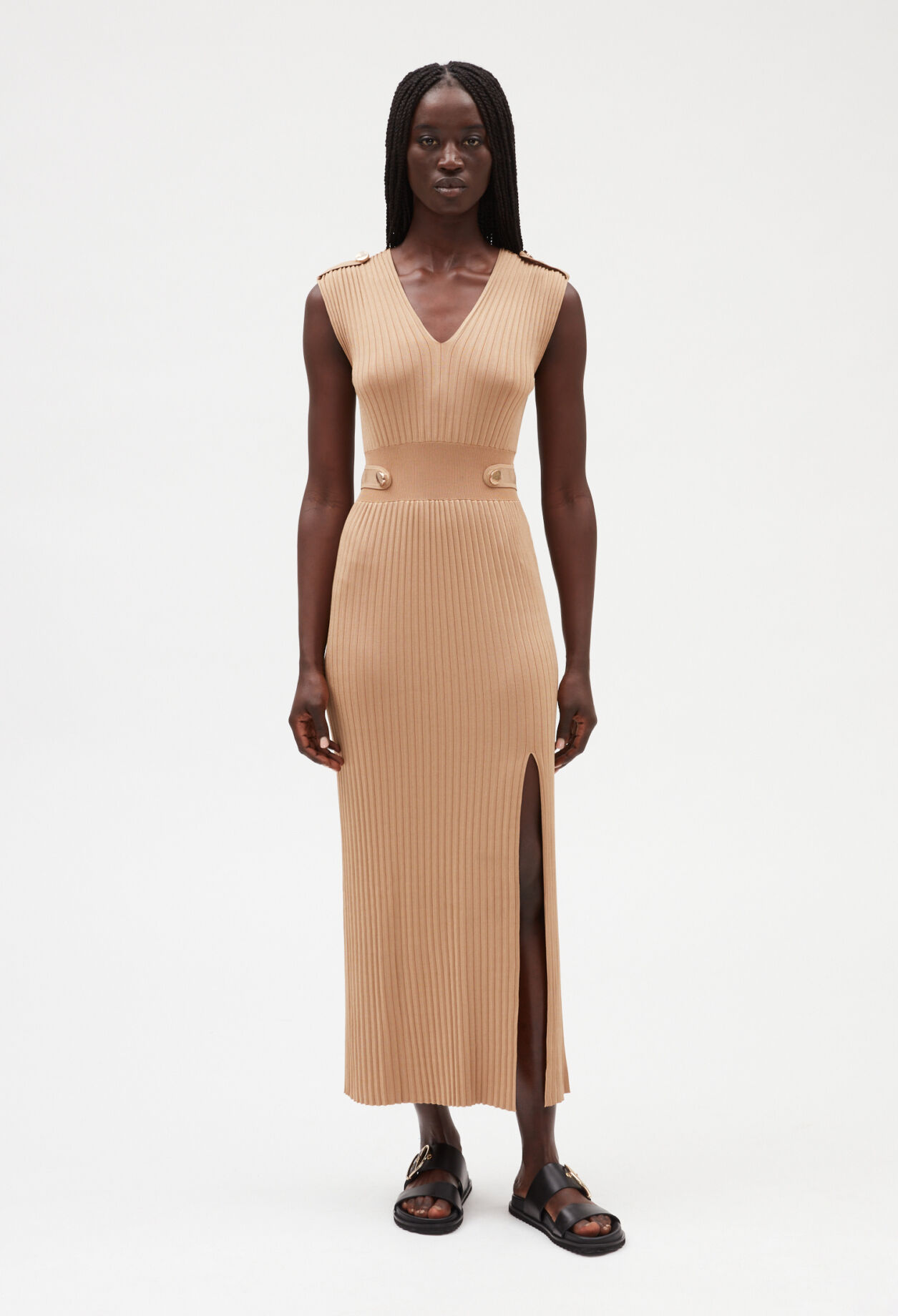 claudie pierlot knitted dress Claudie Pierlot Ruffled Mini Dress