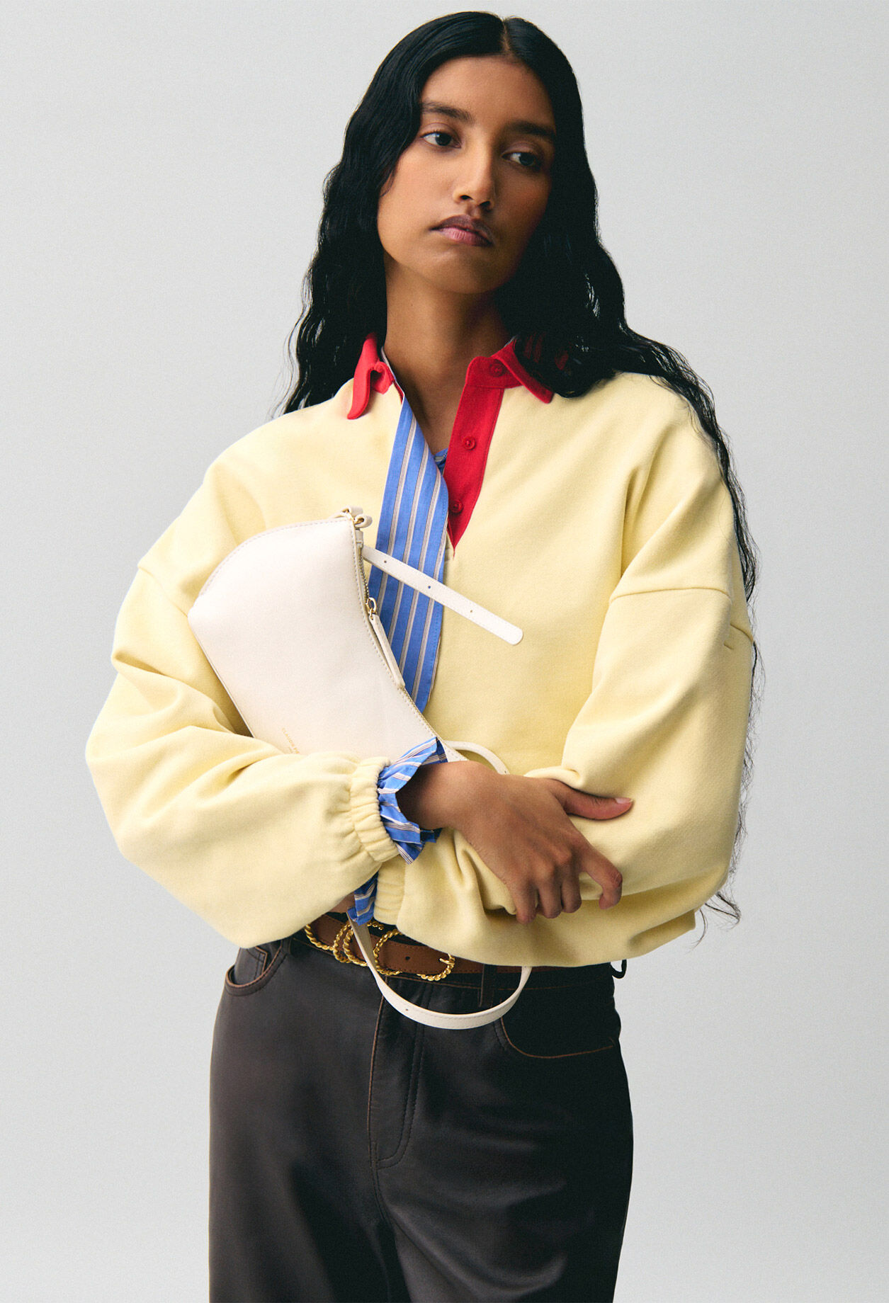 Oversized cotton sweatshirt