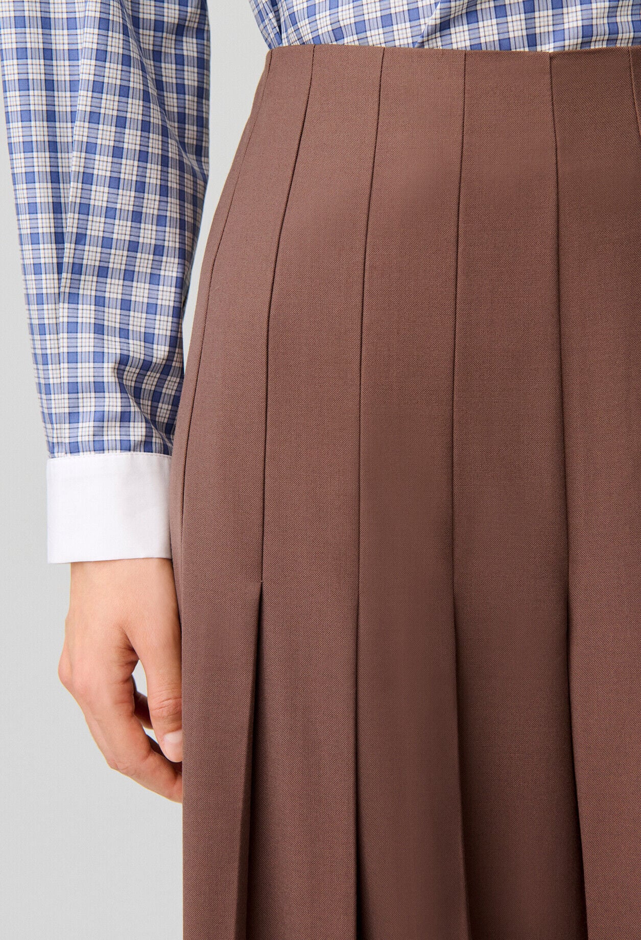 Weite Hose mit geradem Schnitt
