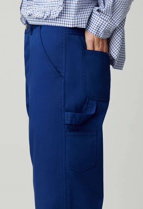 Pantalon ourlets à rayures