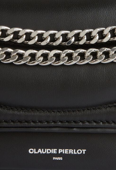 Sac Angelina matelassé cuir noir