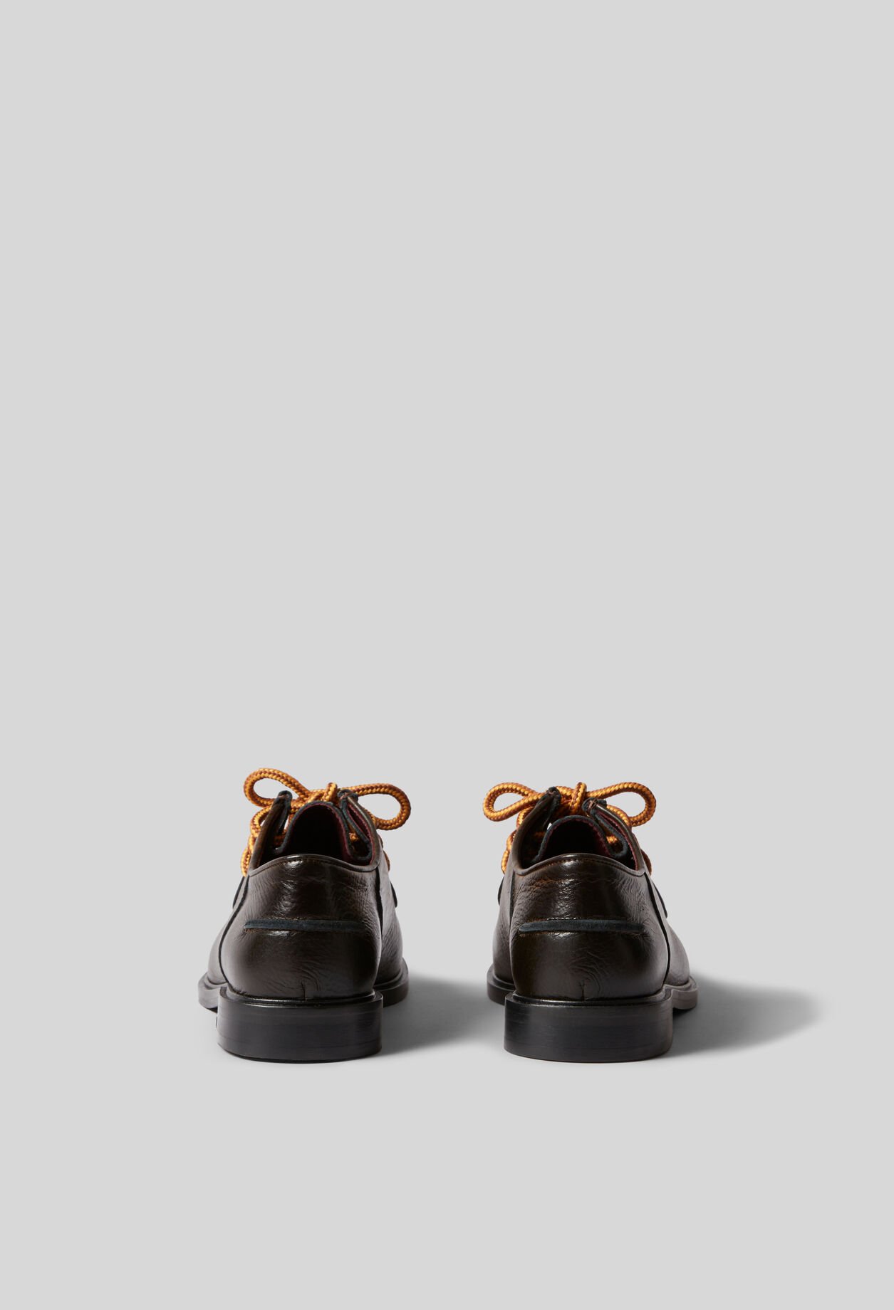 Grained Leather Derby Shoes