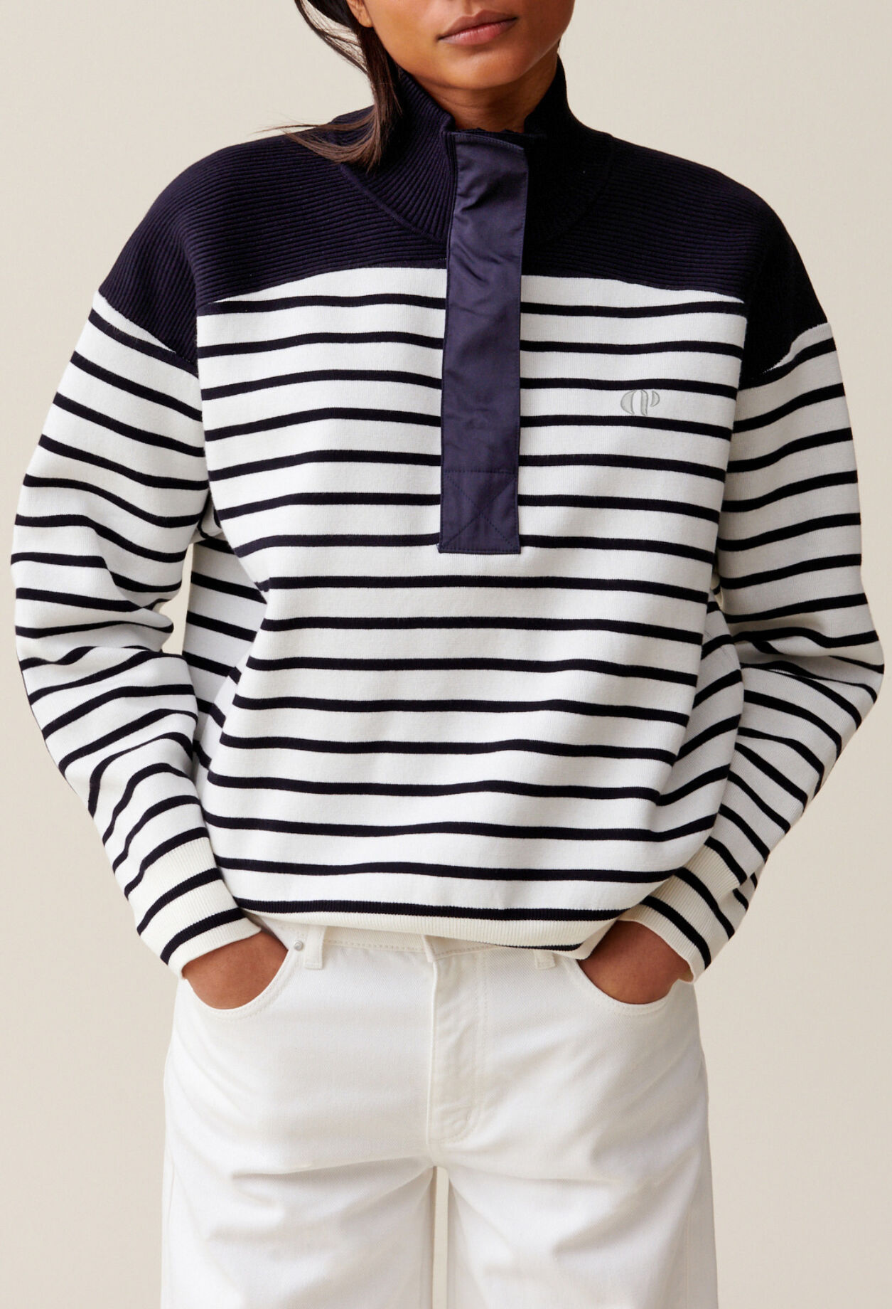 Sweatshirt Minimum marini&egrave;re