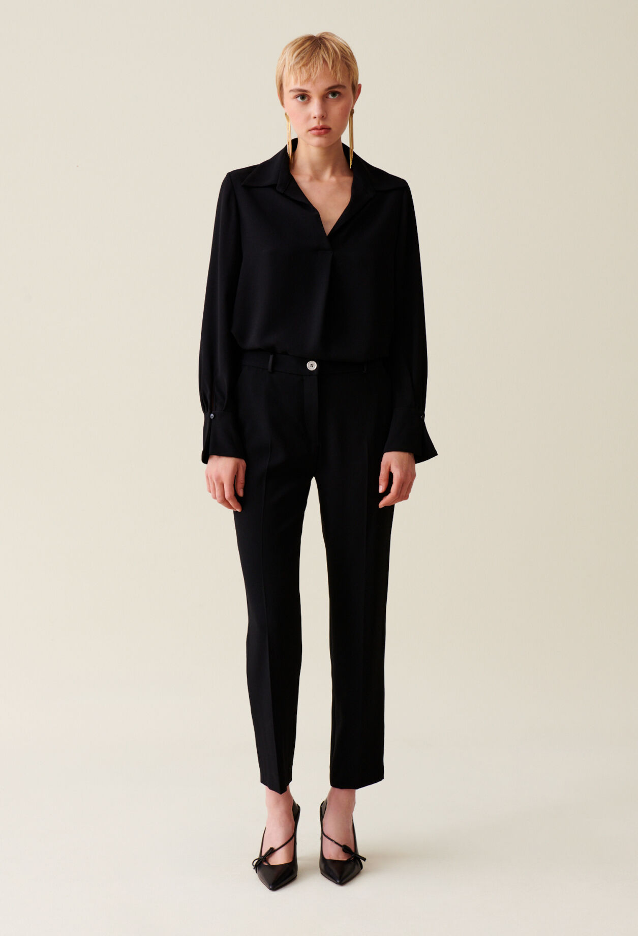 Blouse fluide noire 