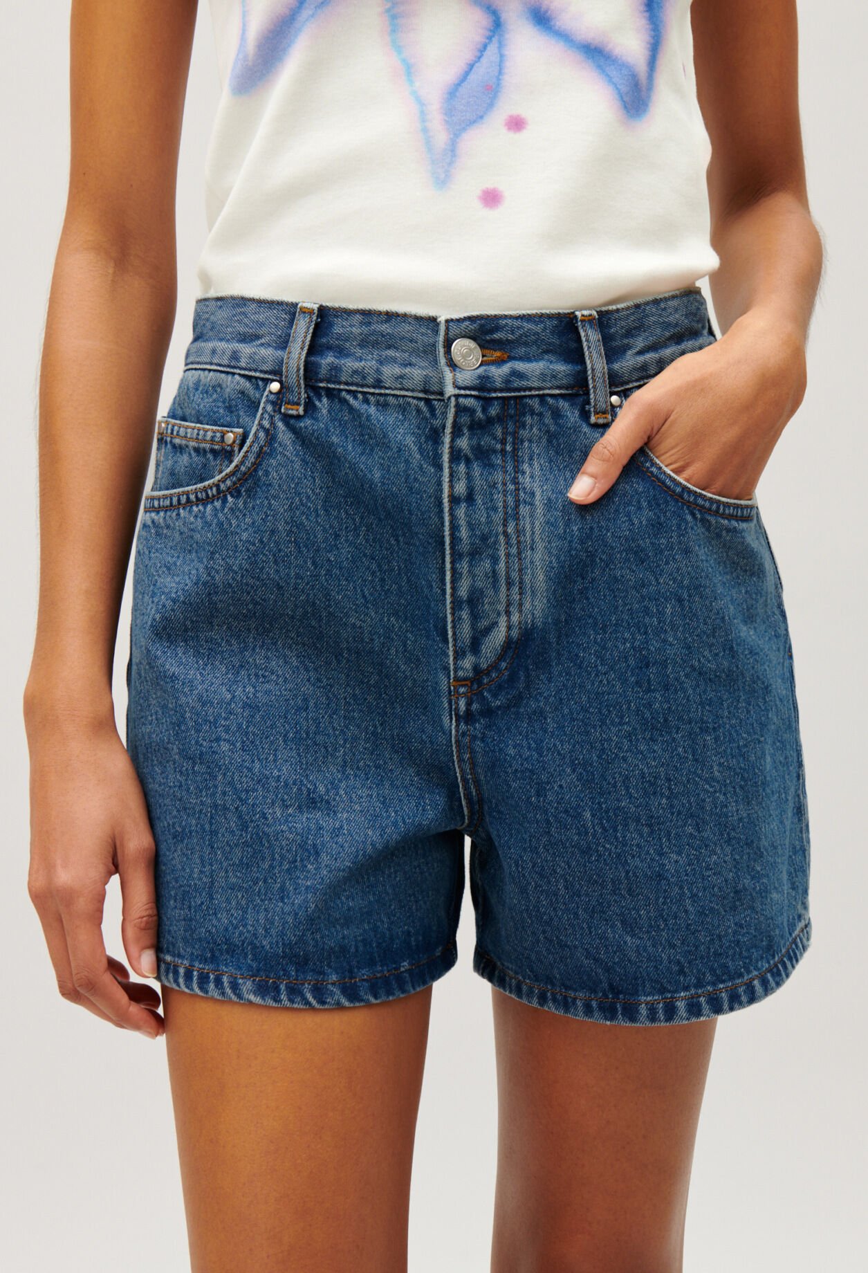 Jeans-Shorts Blau