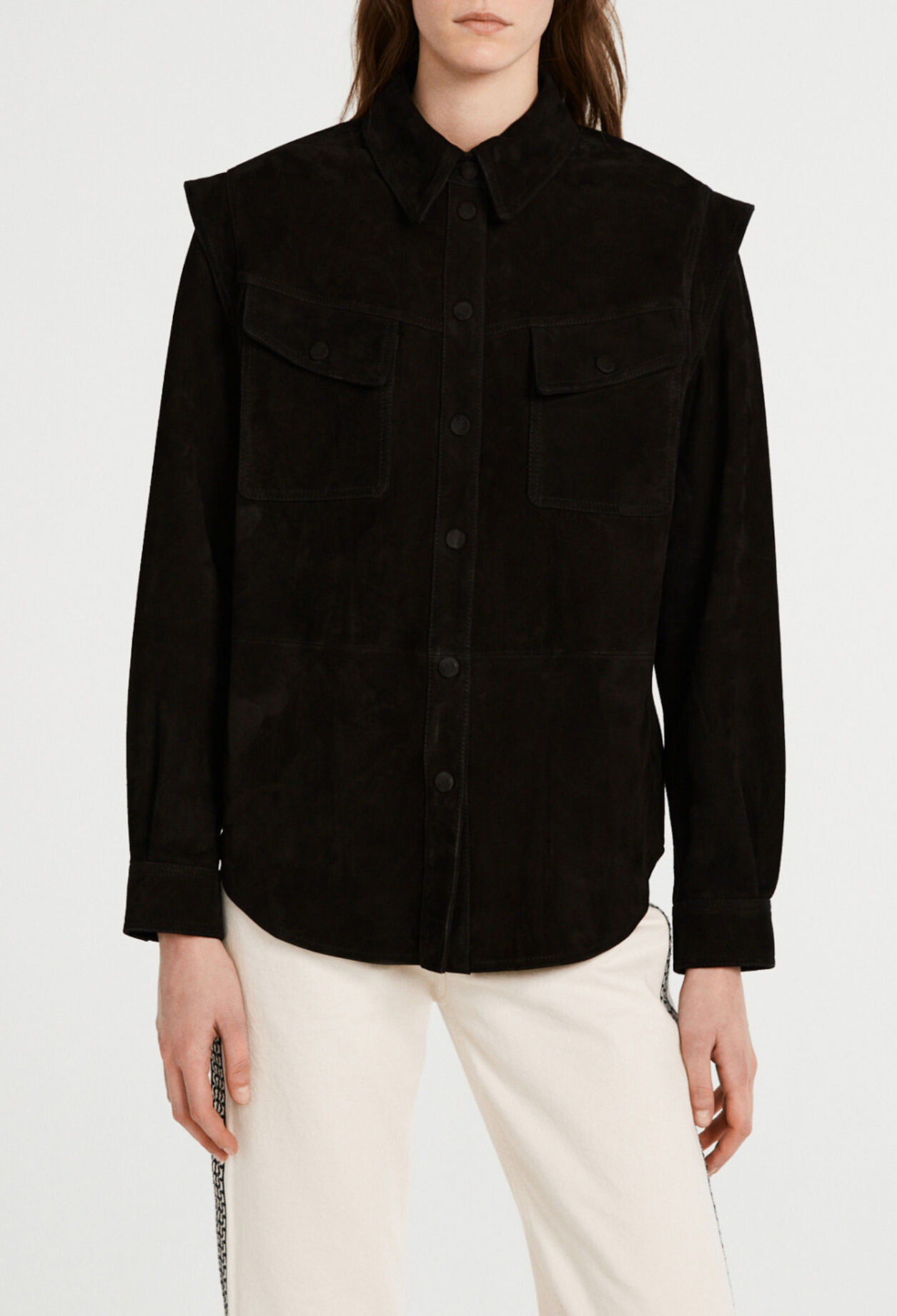 Blouson en suède