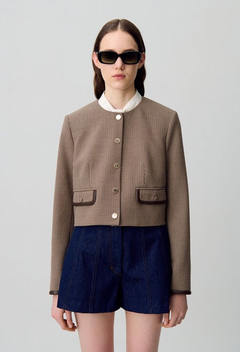 Cropped Boxy Jacket