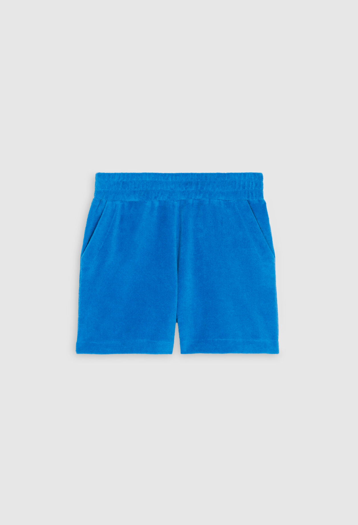 Short éponge bleu