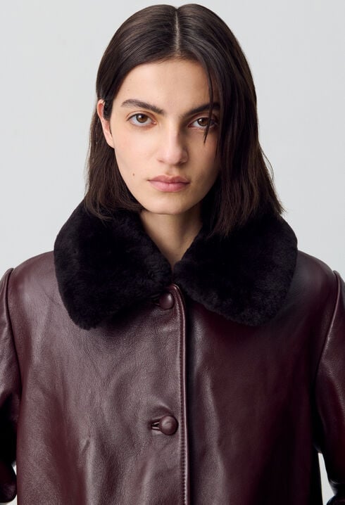 Oversized Leather Jacket