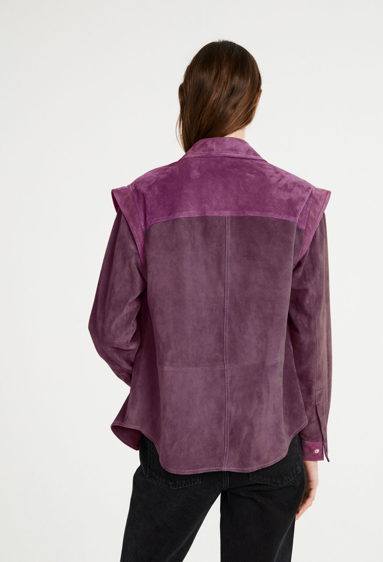 Blouson en suède
