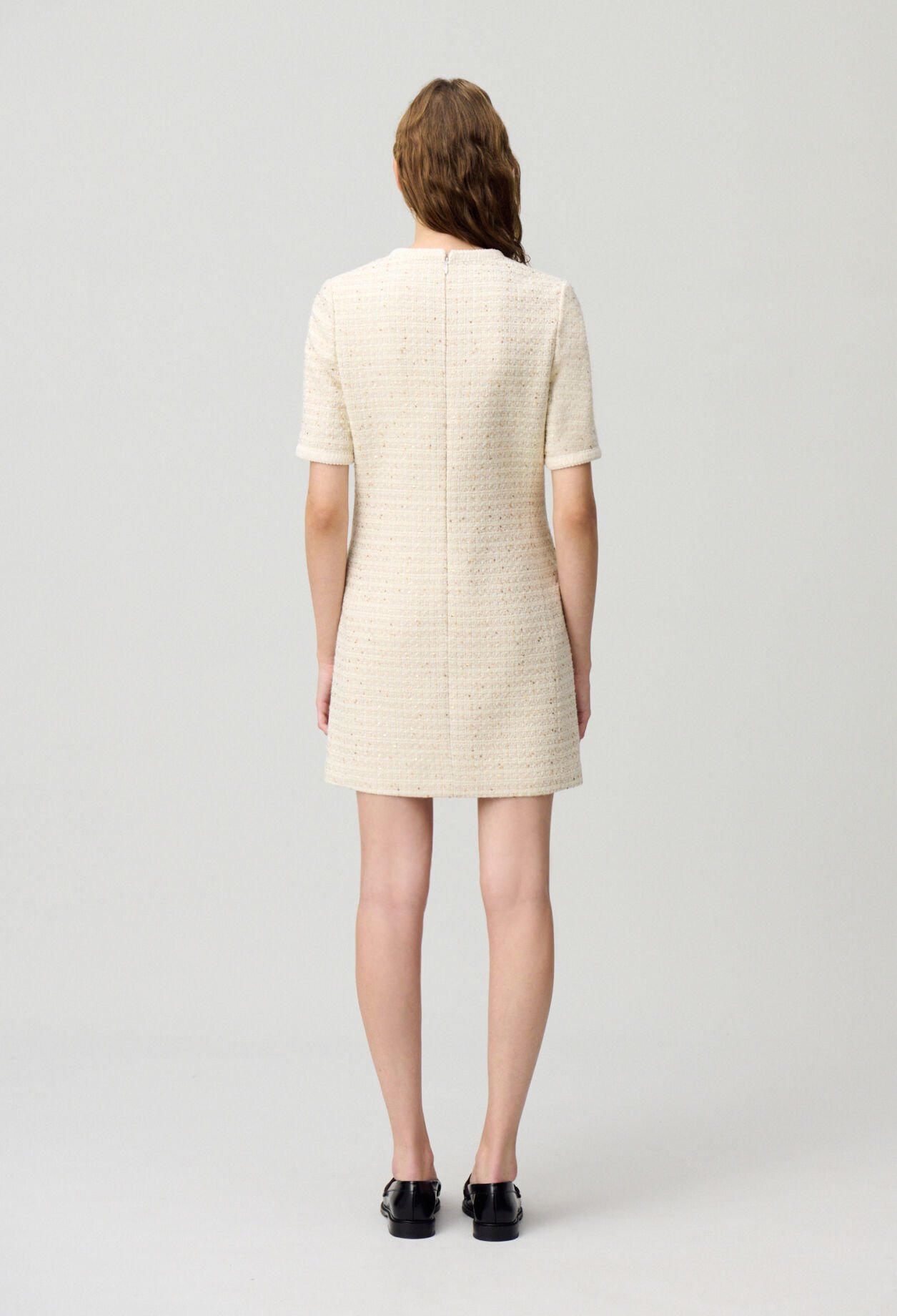 Tweed-Kleid kurz