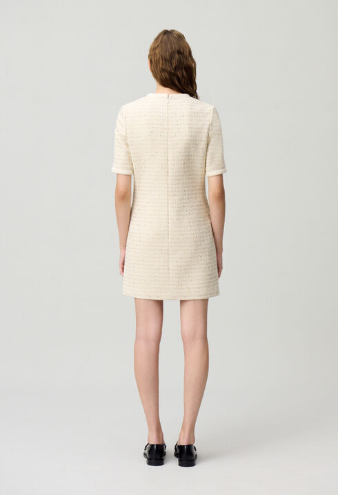 Robe courte tweed