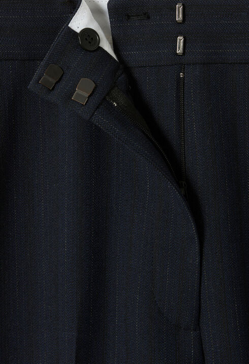 Straight-leg tailored trousers