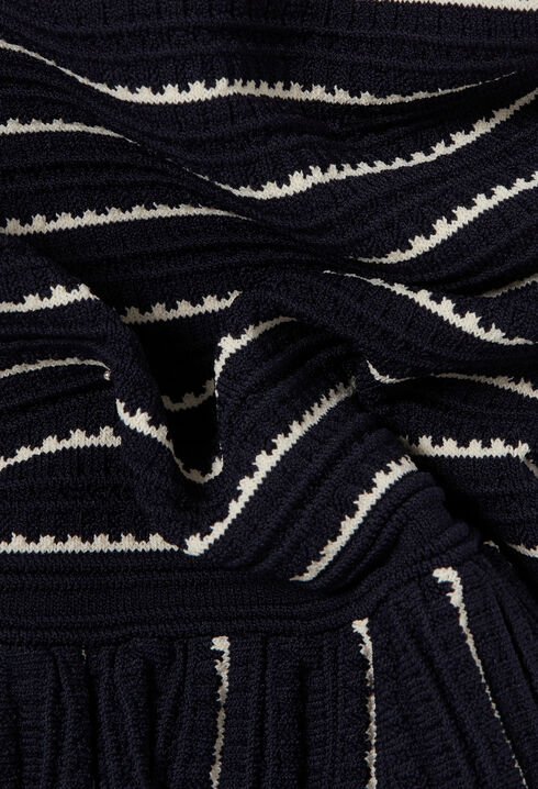 Striped knit top