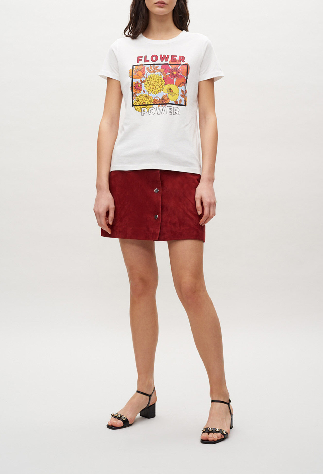 T-shirt à fleurs