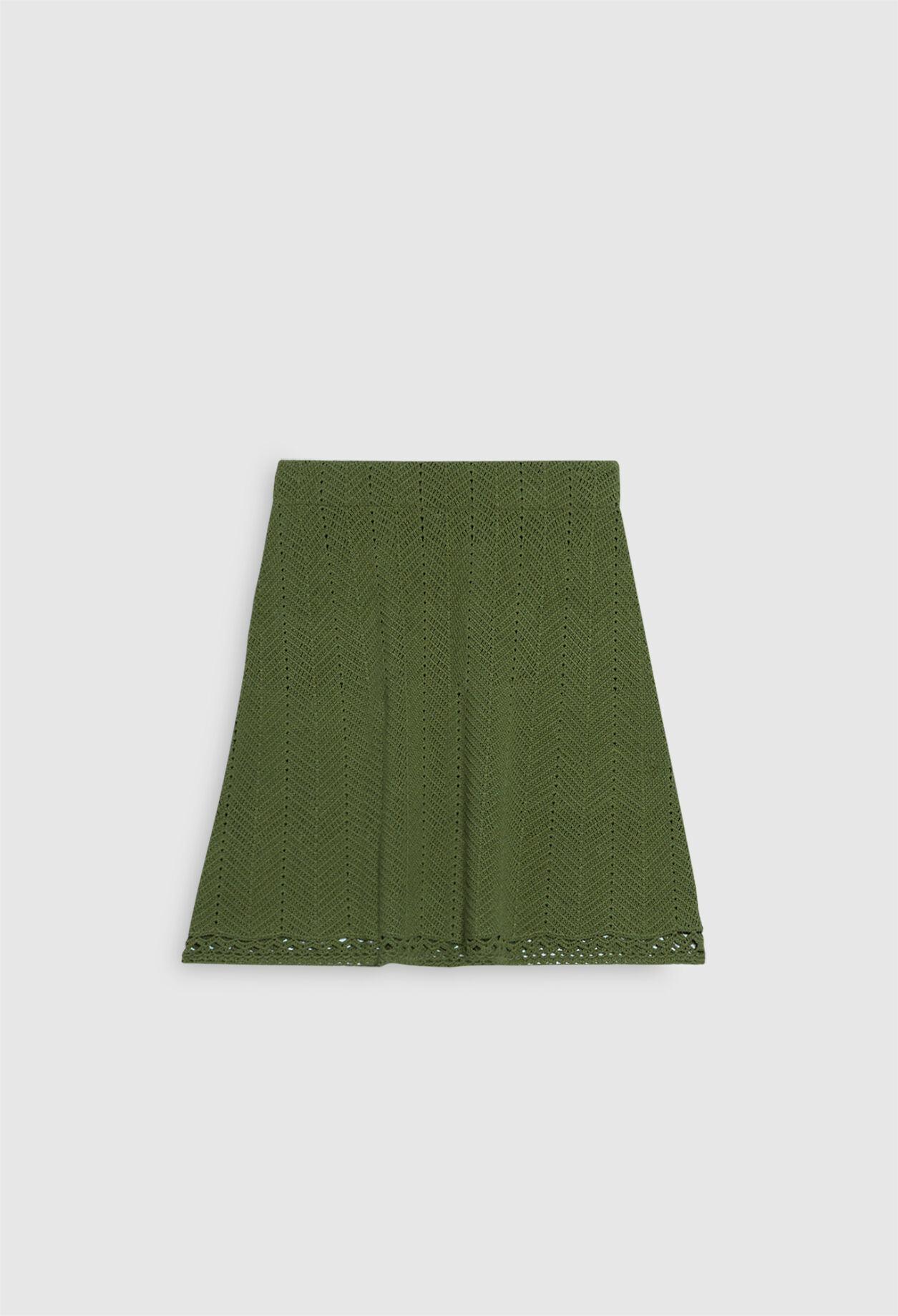 Short flared skirt