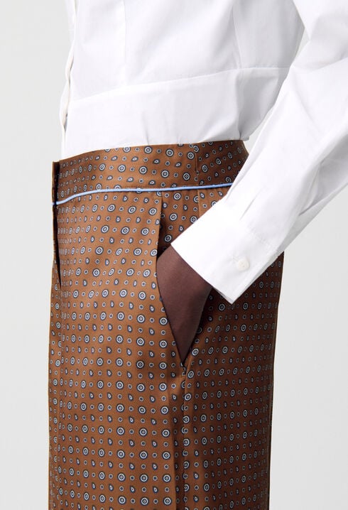 Pantalon fluide imprimé