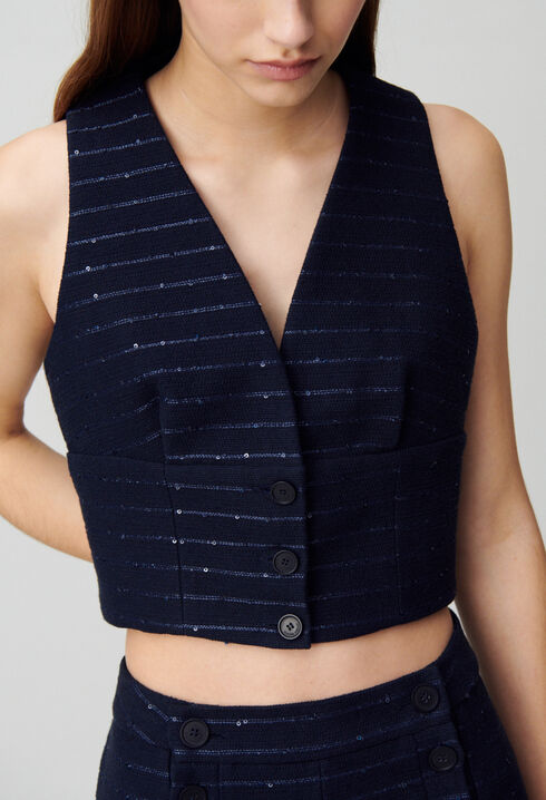 Top veston rayures