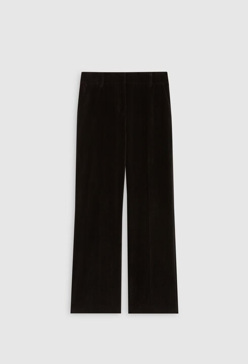 Velour trousers