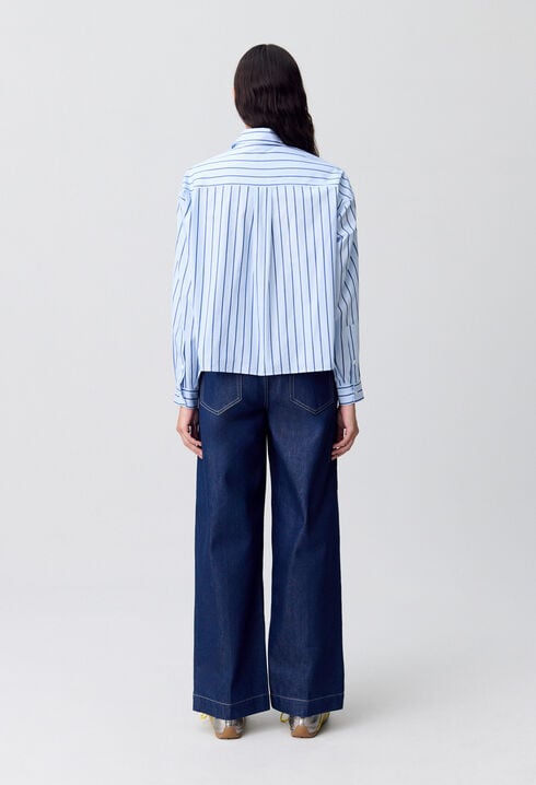 Oversized Striped Shirt