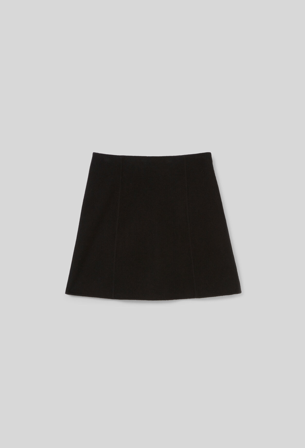 Straight mini skirt