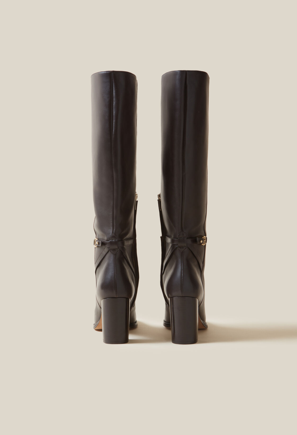 Patent Leather CP Logo Boots