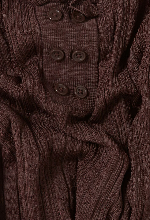 Débardeur maille pointelle volant