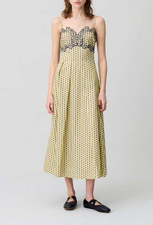 Robe longue d&eacute;collet&eacute;e