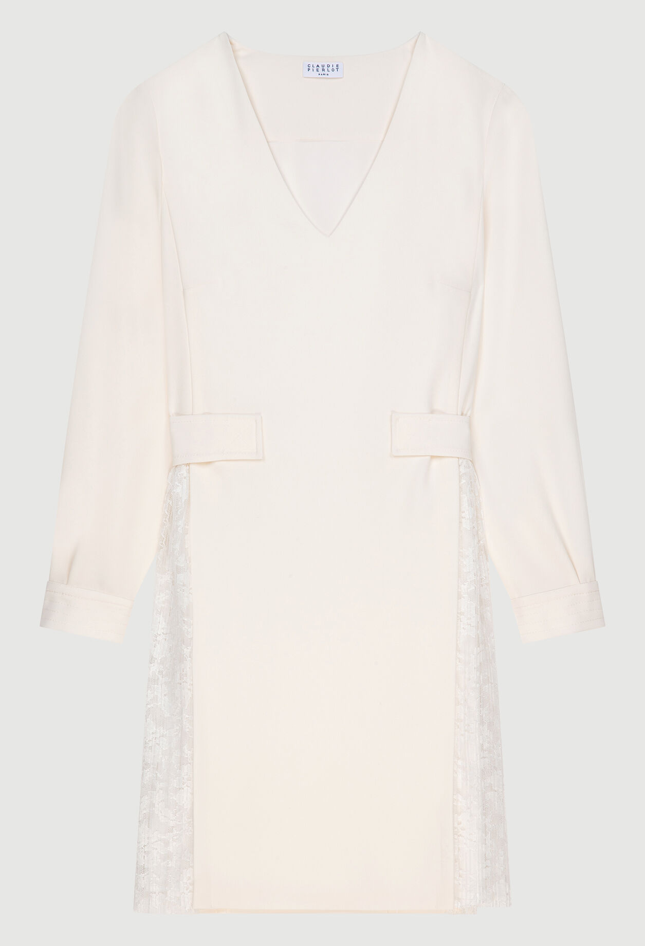 Kleid mit Spitzeneinsätzen