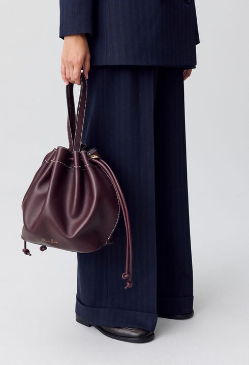 Sleek Leather Tote Bag