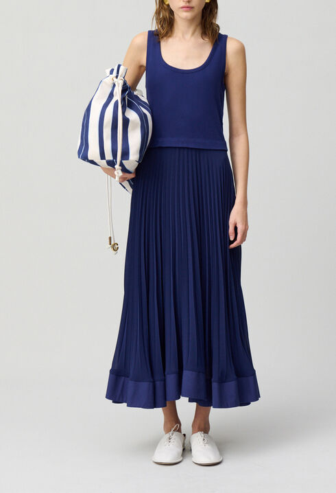 Illusion effect maxi dress