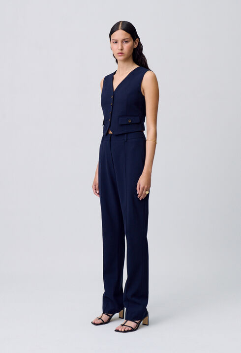 Pantalon tailleur cigarette