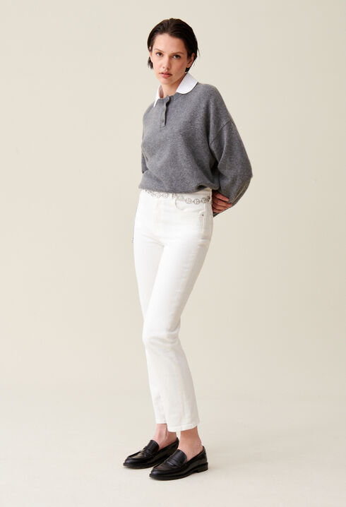 Toto Slim 7/8 jeans ecru