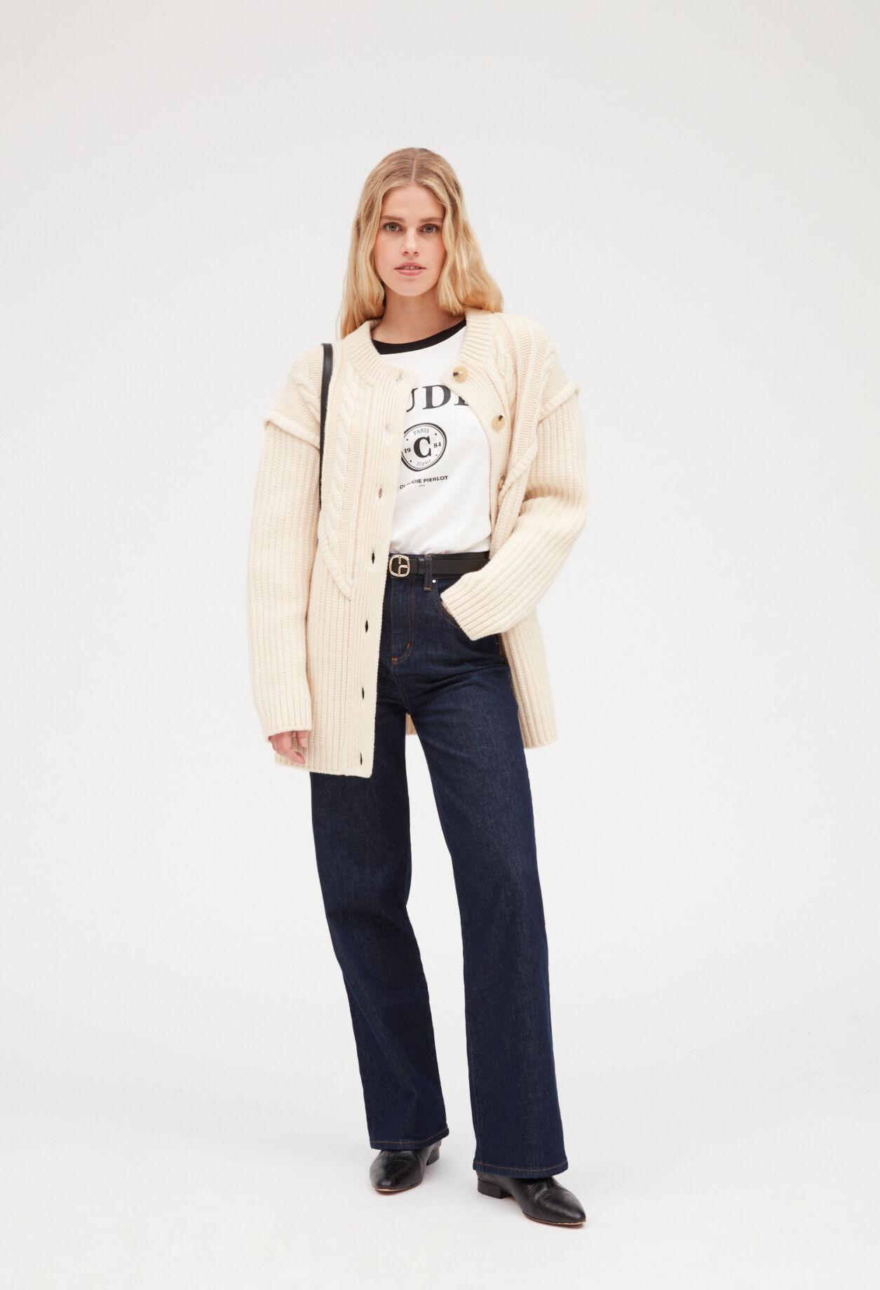 Gilet boutonné laine