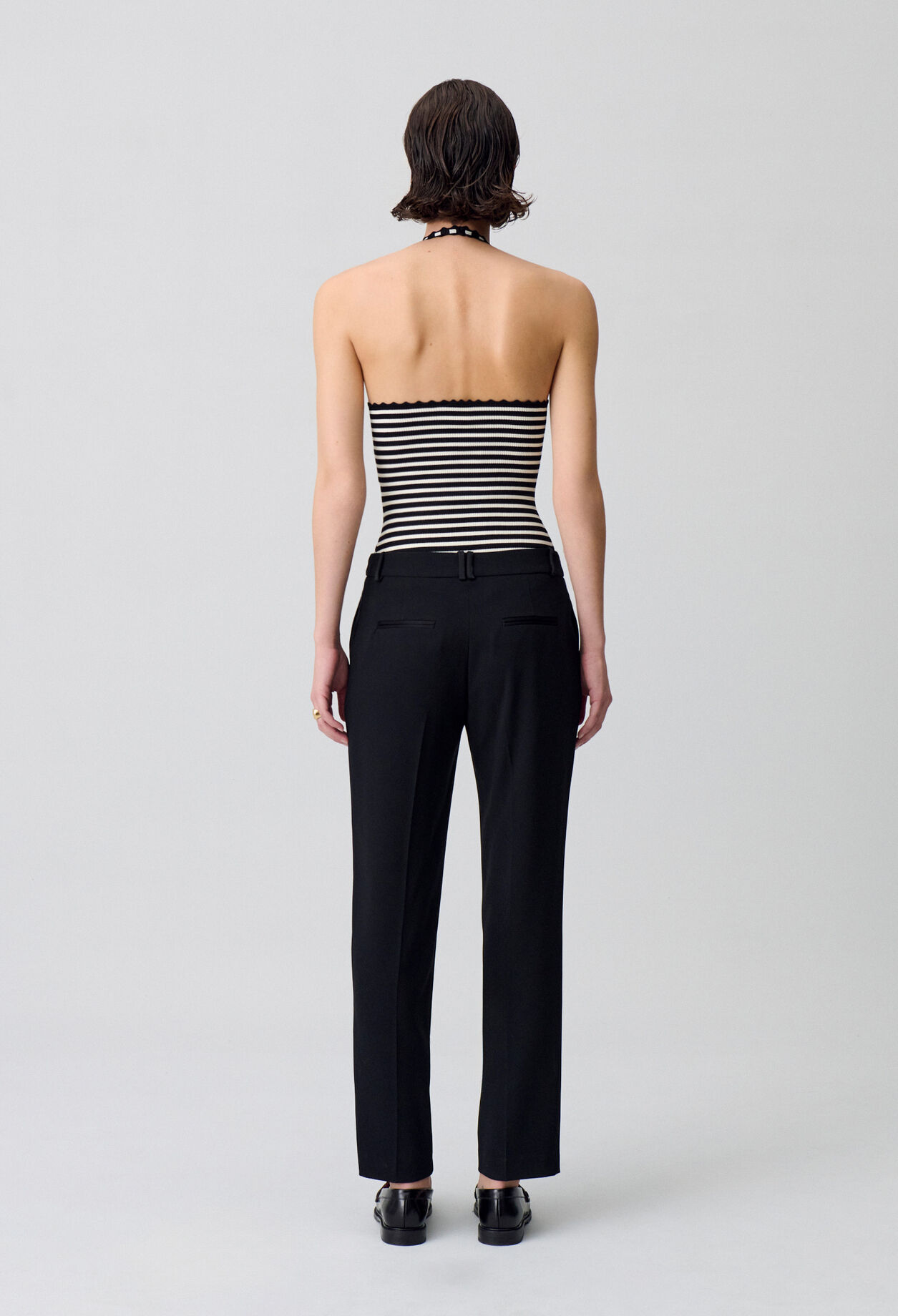 Plain tailored trousers 