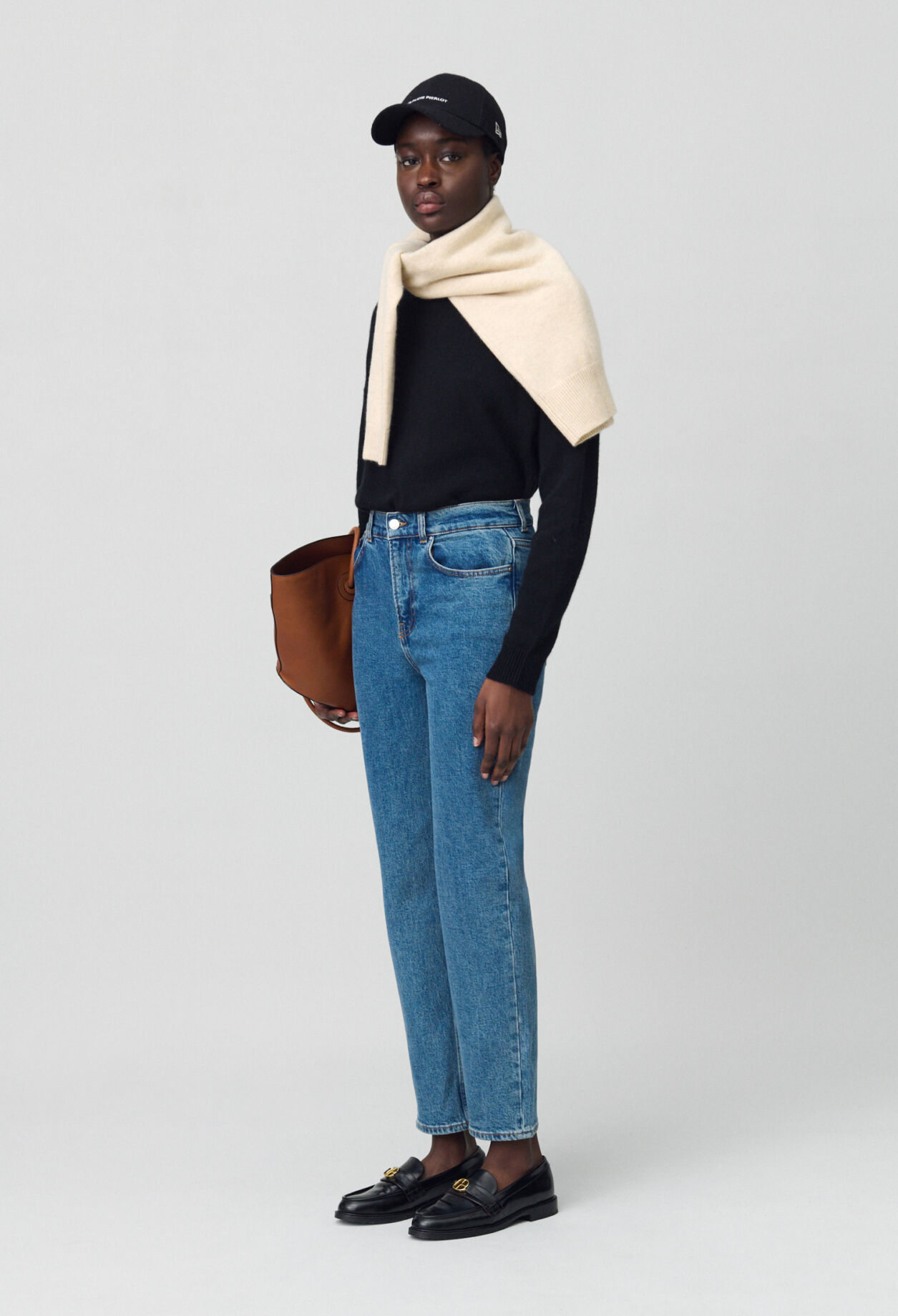 Jeans Toto slim 7/8 blau verwaschen