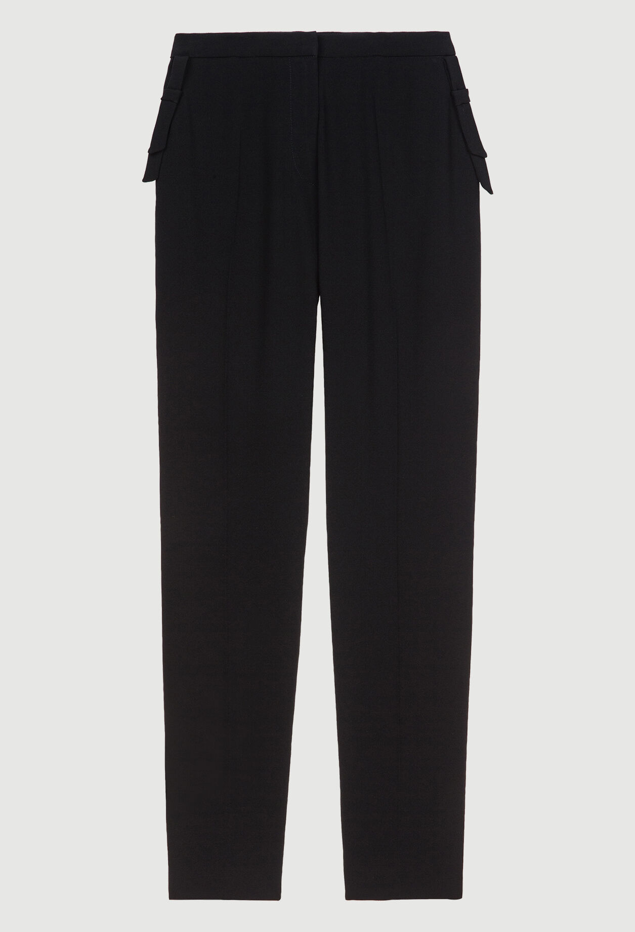 Trousers with bow detail